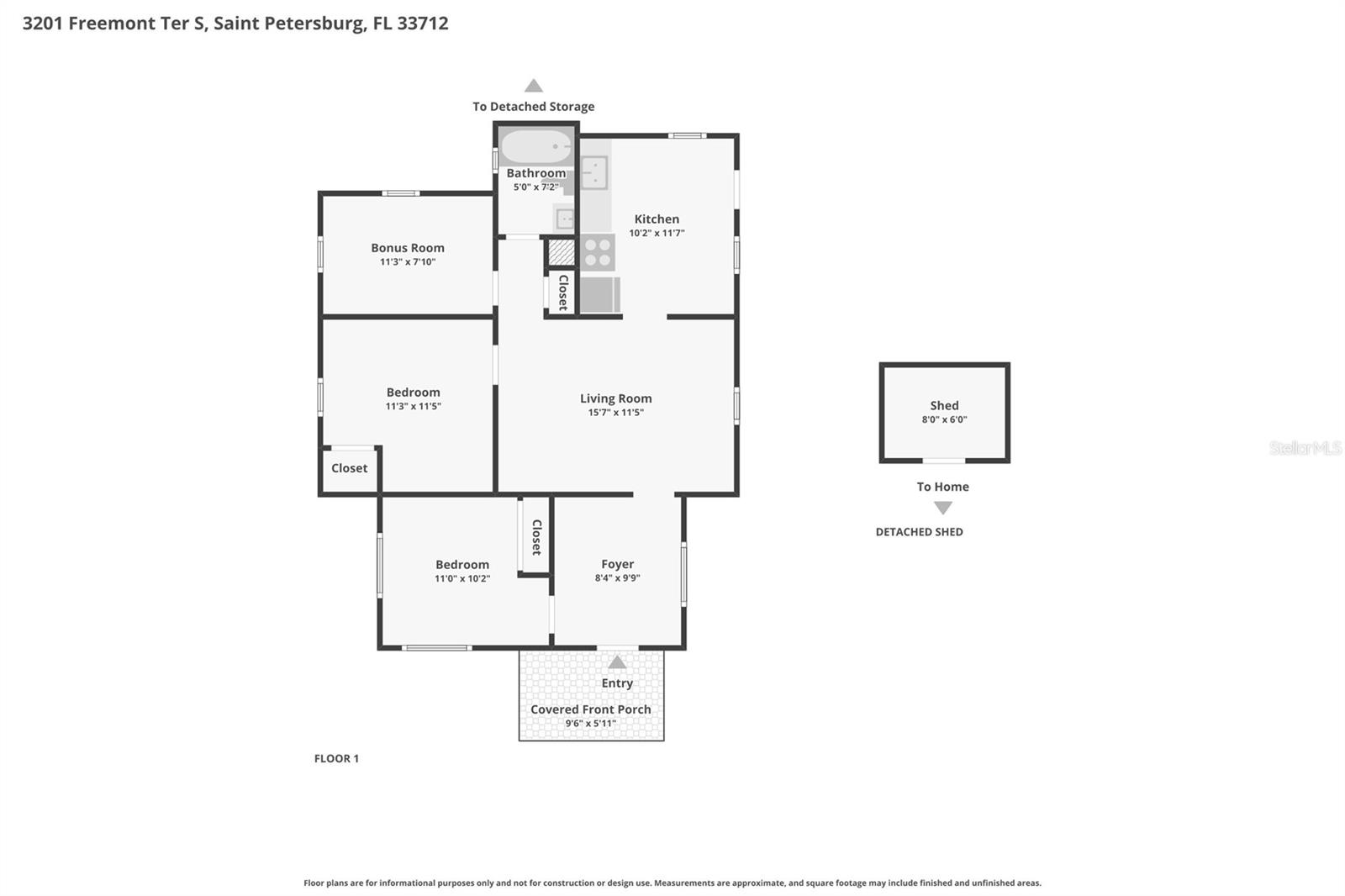 3201 FREEMONT TER S, ST PETERSBURG, FL, 33712