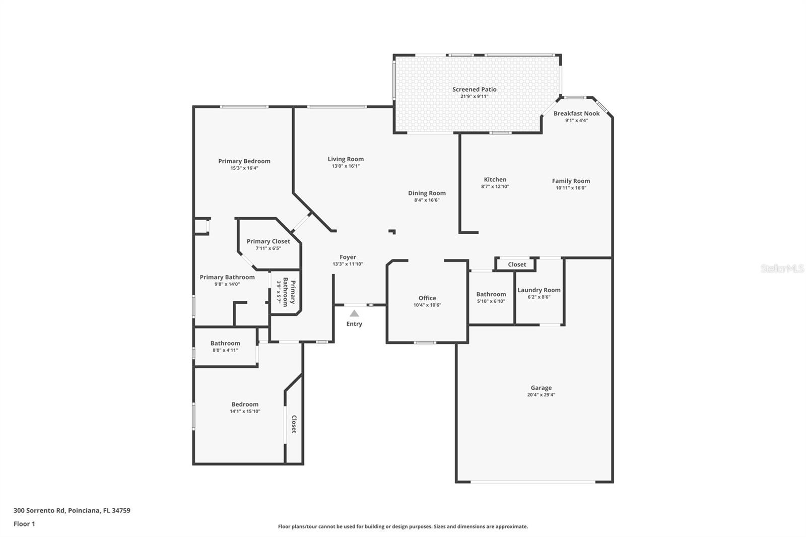 300 SORRENTO RD, KISSIMMEE, FL, 34759