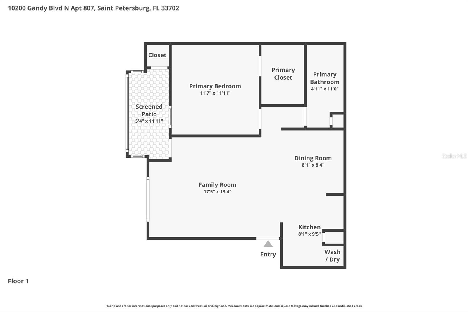 10200 GANDY BLVD N #807, ST PETERSBURG, FL, 33702