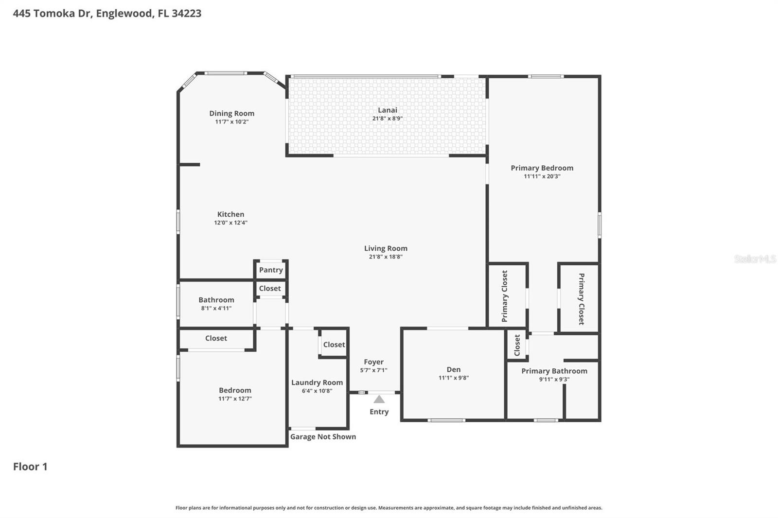 445 TOMOKA DR, ENGLEWOOD, FL, 34223