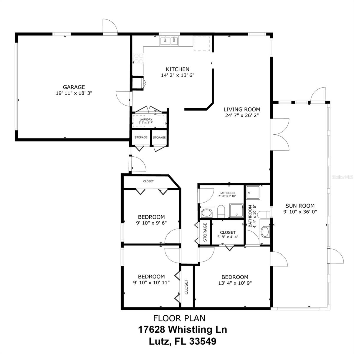 17628 WHISTLING LN, LUTZ, FL, 33549