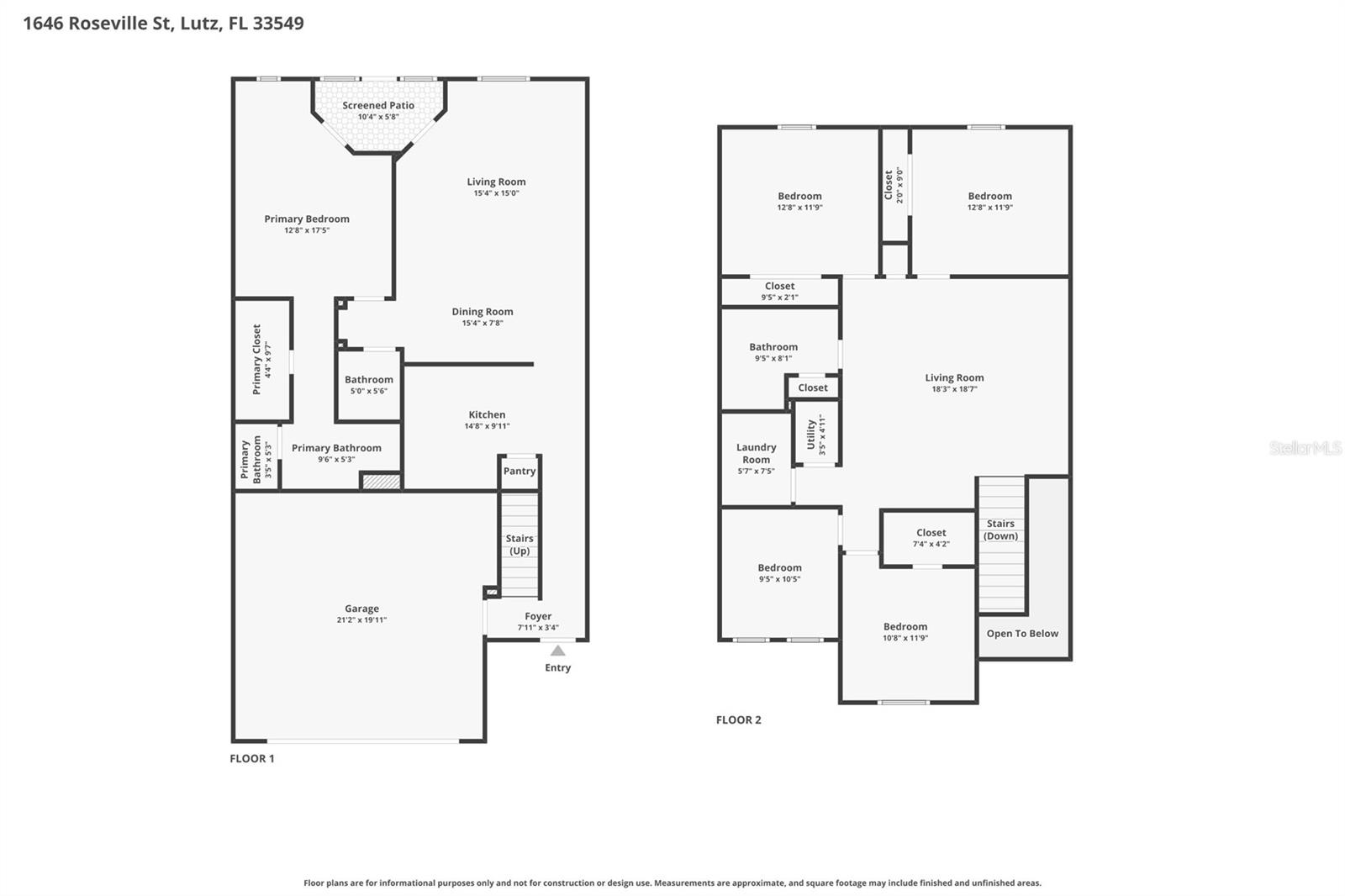 1646 ROSEVILLE ST, LUTZ, FL, 33549