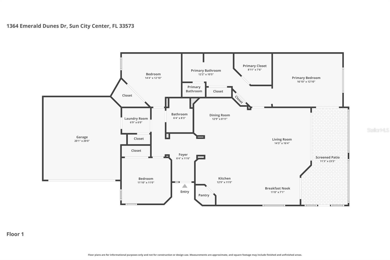 1364 EMERALD DUNES DR, SUN CITY CENTER, FL, 33573