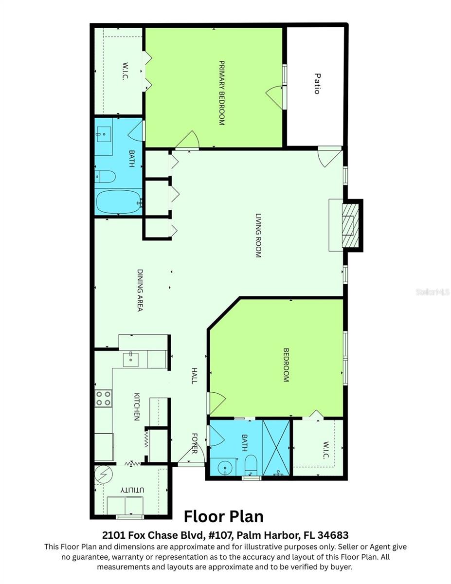 2101 FOX CHASE BLVD #107, PALM HARBOR, FL, 34683
