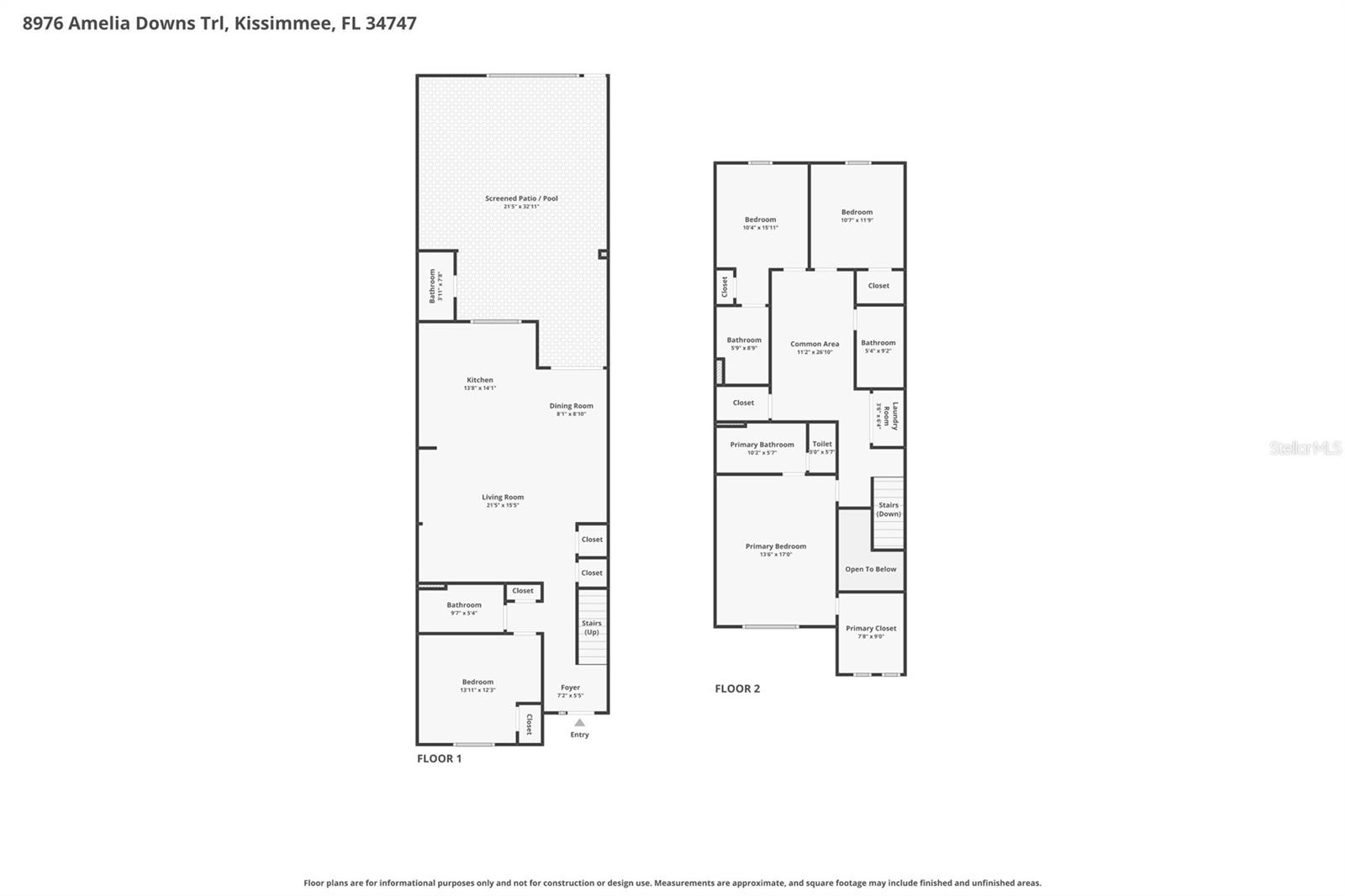 8976 AMELIA DOWNS TRL, KISSIMMEE, FL, 34747