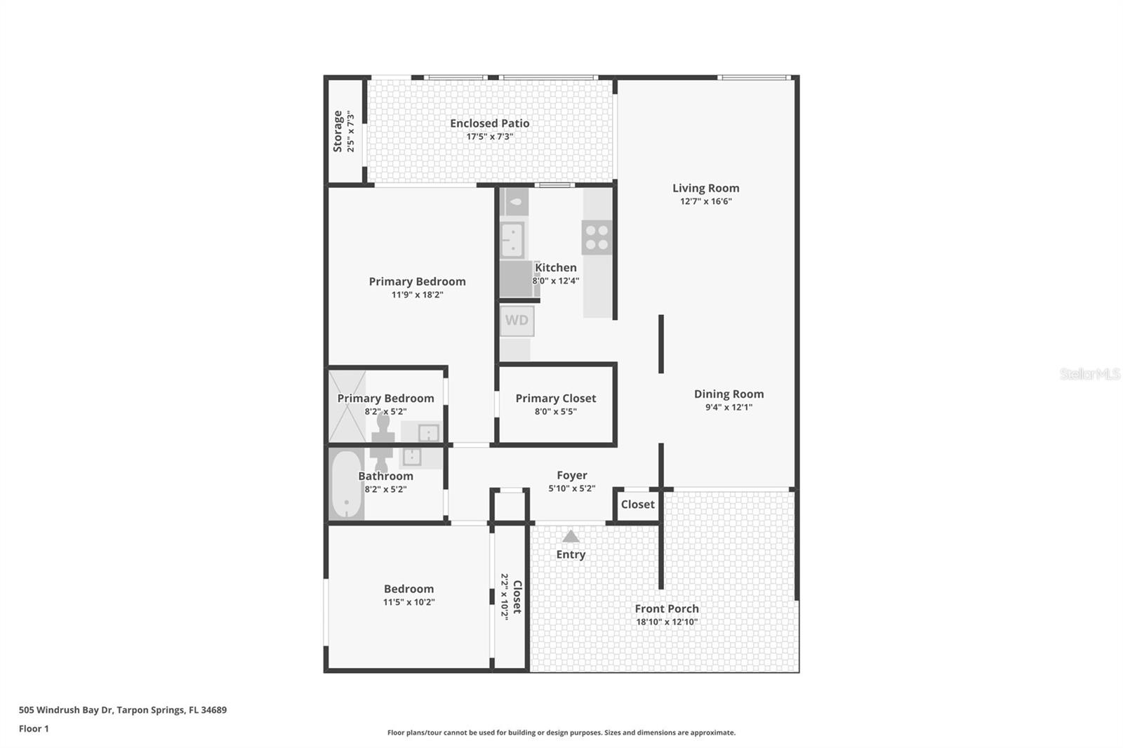 505 WINDRUSH BAY DR, TARPON SPRINGS, FL, 34689