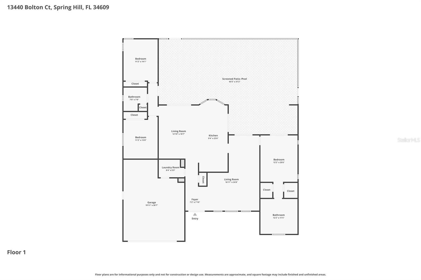 13440 BOLTON CT, SPRING HILL, FL, 34609