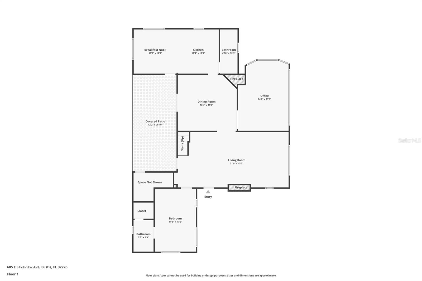 605 E LAKEVIEW AVE, EUSTIS, FL, 32726