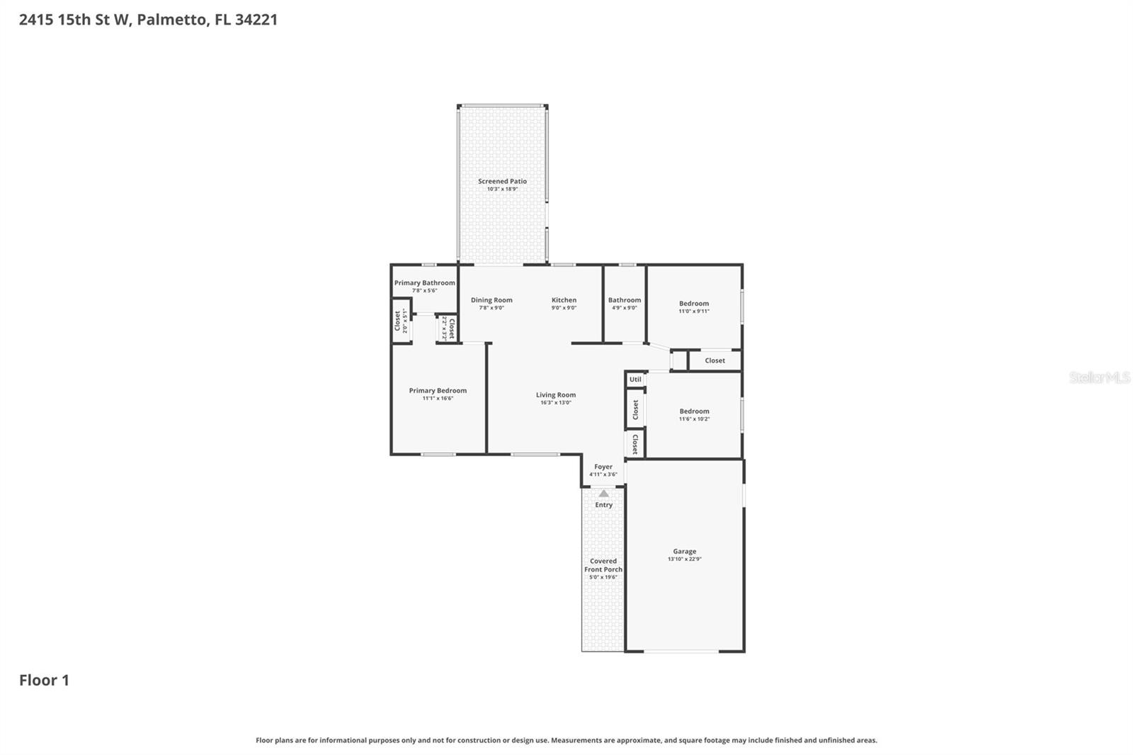 2415 15TH ST W, PALMETTO, FL, 34221