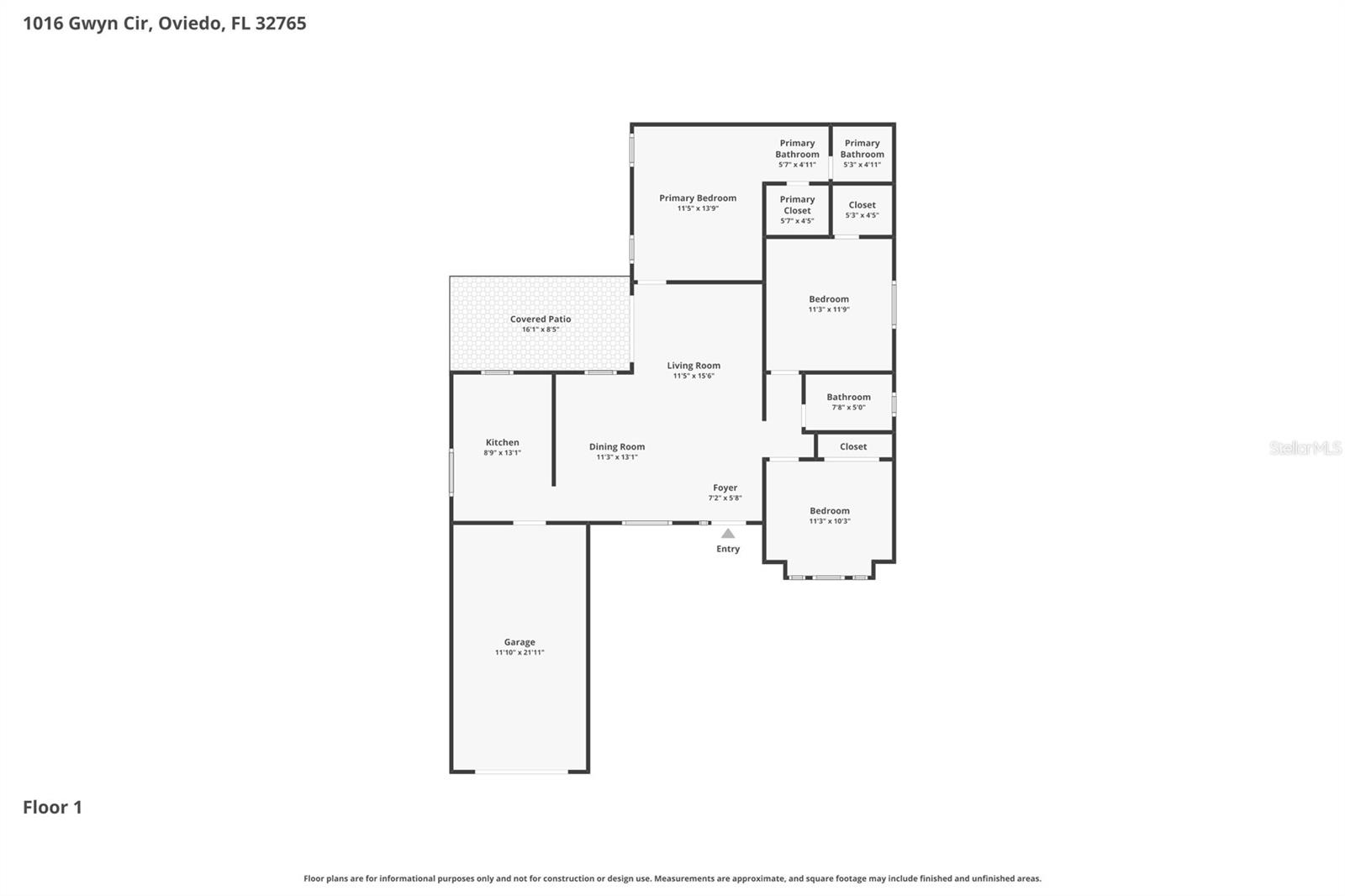 1016 GWYN CIR, OVIEDO, FL, 32765