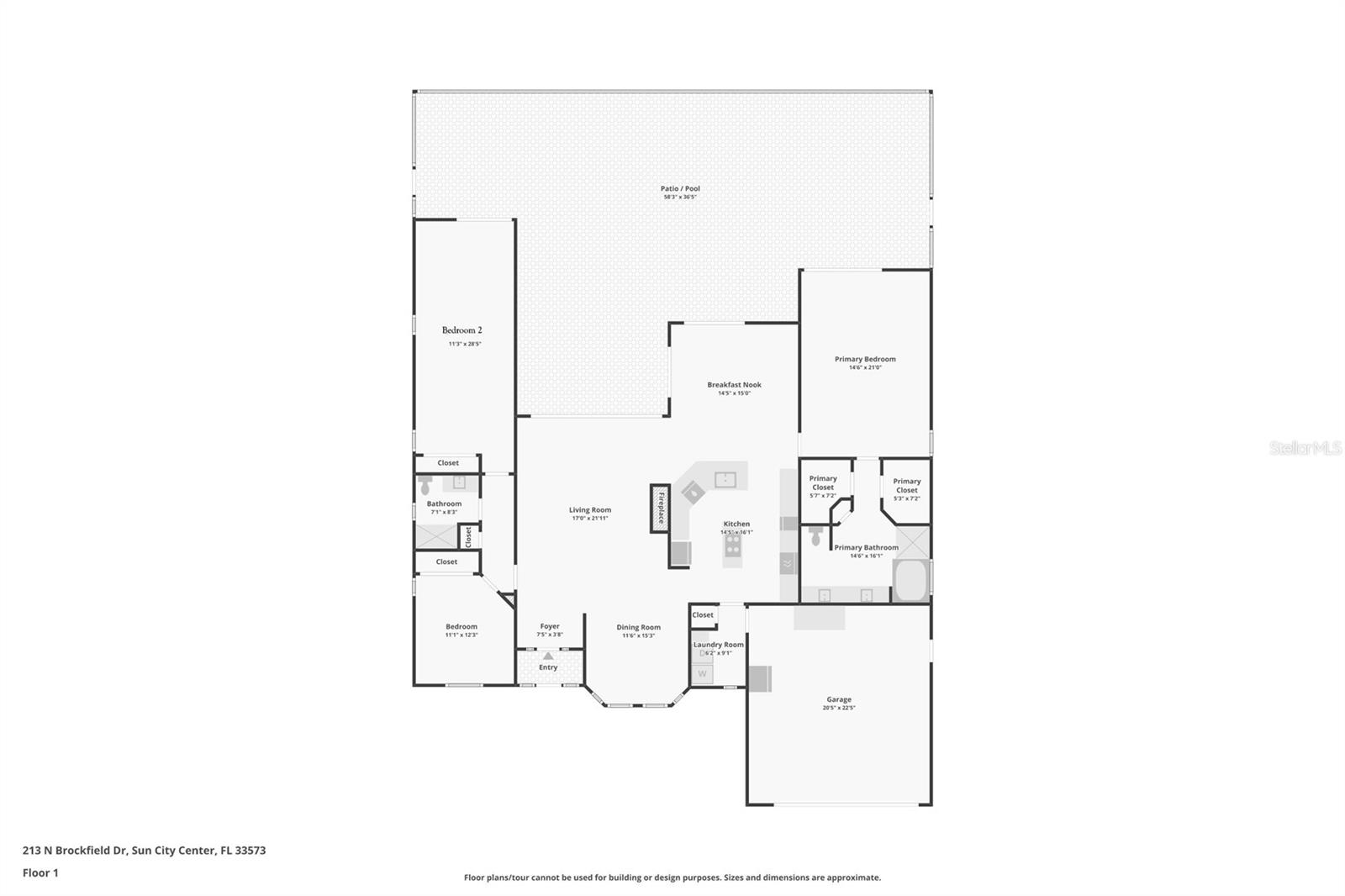 213 N BROCKFIELD DR, SUN CITY CENTER, FL, 33573