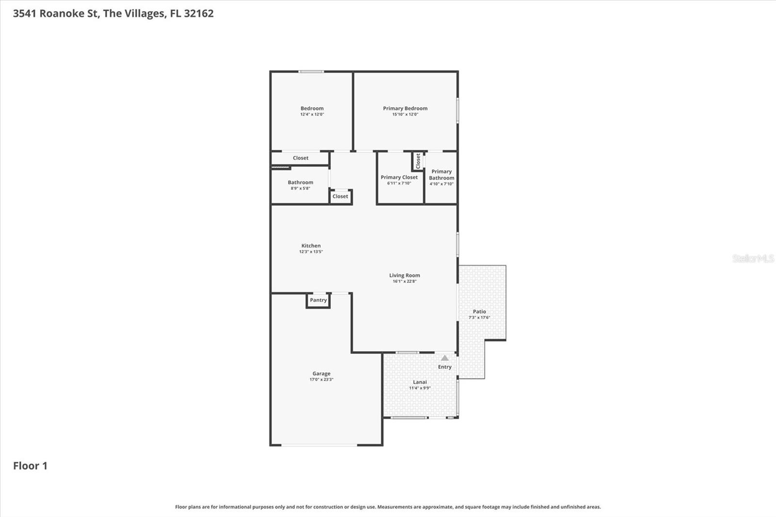 3541 ROANOKE ST, THE VILLAGES, FL, 32162
