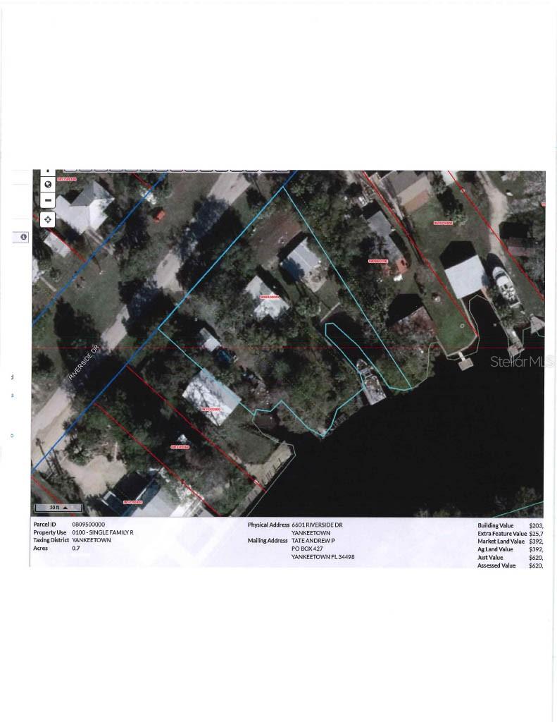 6601 RIVERSIDE DR, YANKEETOWN, FL, 34498