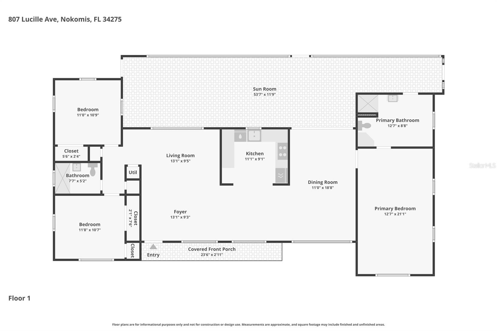 807 LUCILLE AVE, NOKOMIS, FL, 34275