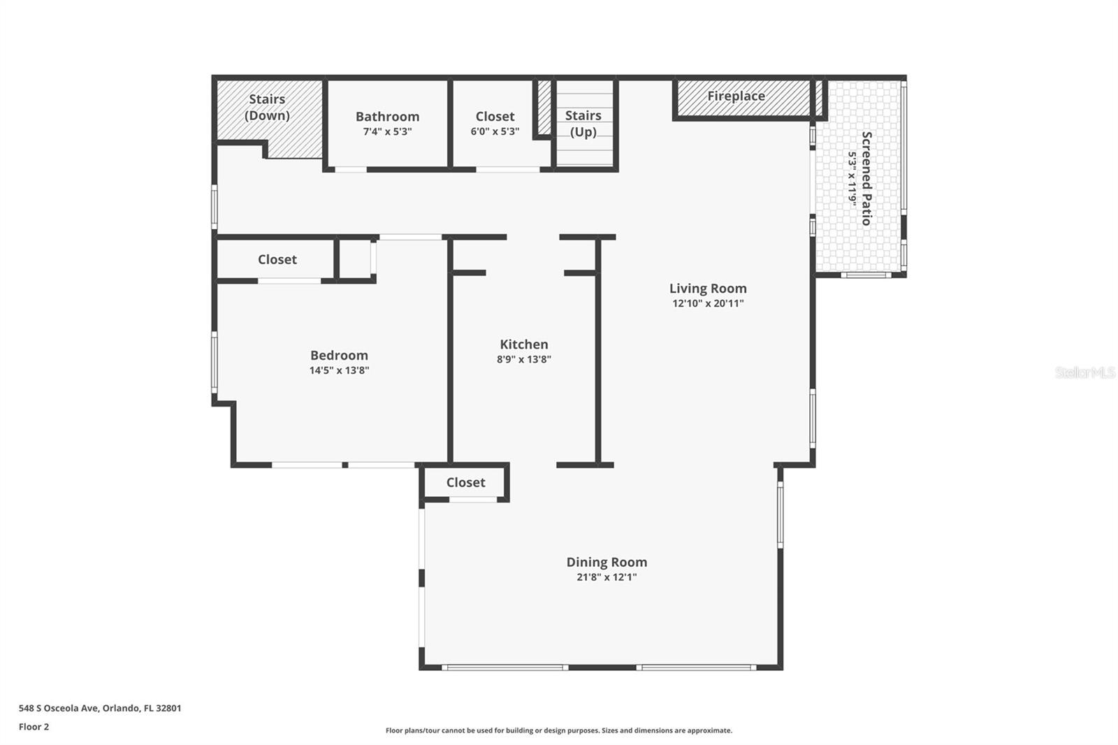 548 S OSCEOLA AVE, ORLANDO, FL, 32801
