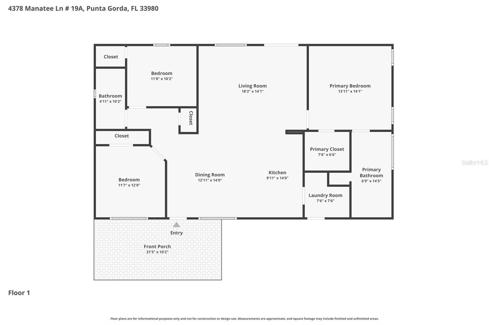 4378 MANATEE LOOP #19A, PUNTA GORDA, FL, 33980
