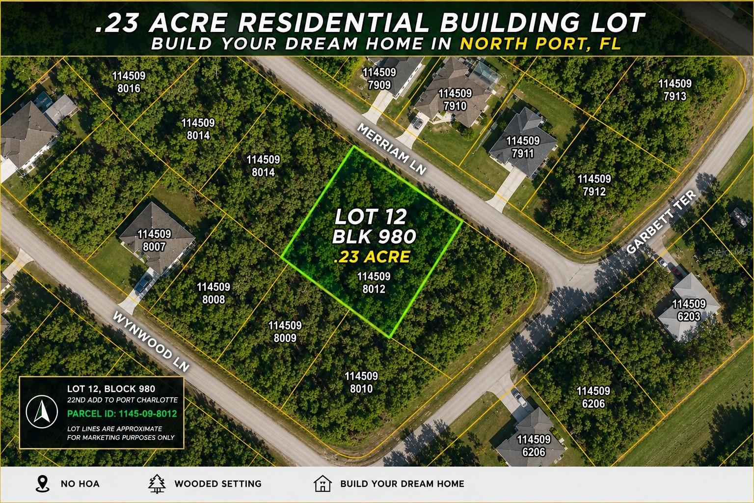 MERRIAM LN #Lot 12, NORTH PORT, FL, 34288