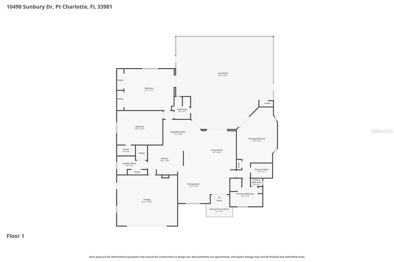 10490 SUNBURY DR, PORT CHARLOTTE, FL, 33981