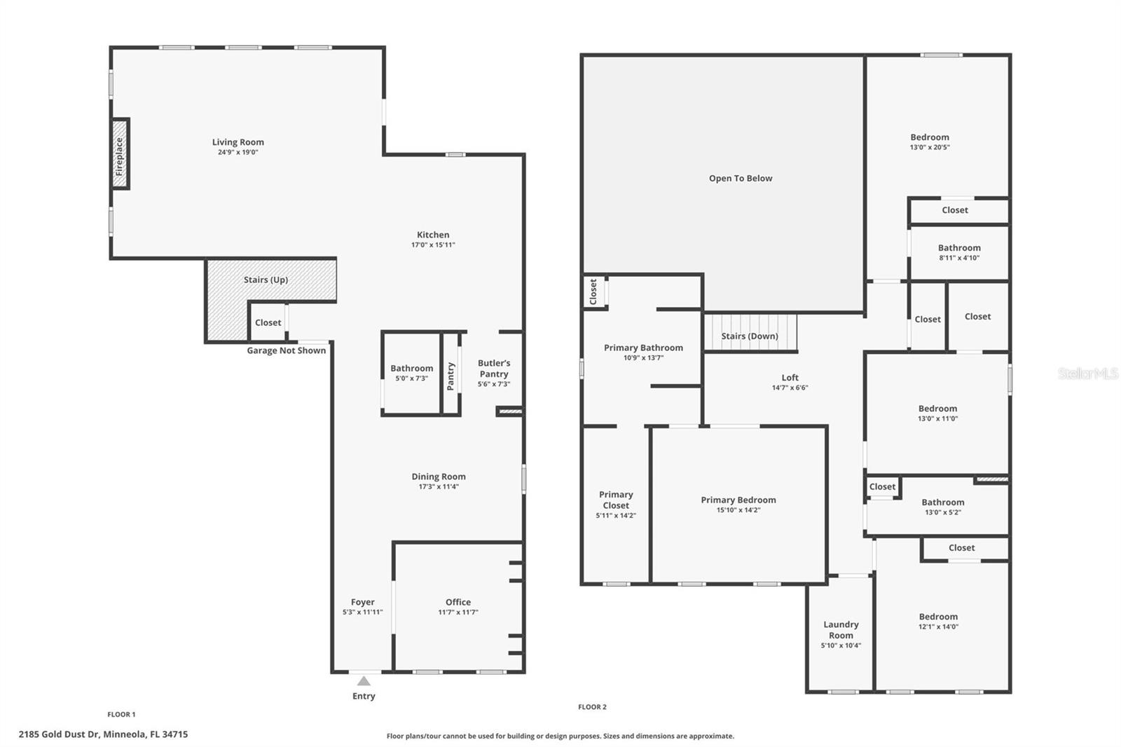 2185 GOLD DUST DR, MINNEOLA, FL, 34715