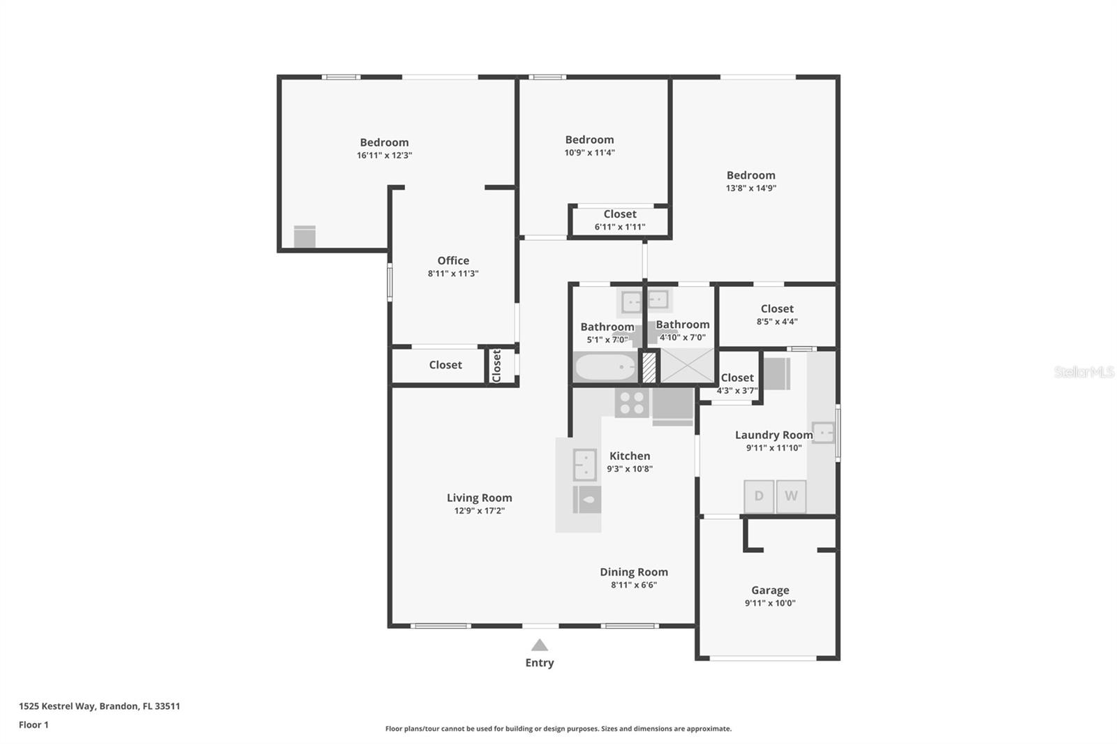 1525 KESTREL WAY, BRANDON, FL, 33511