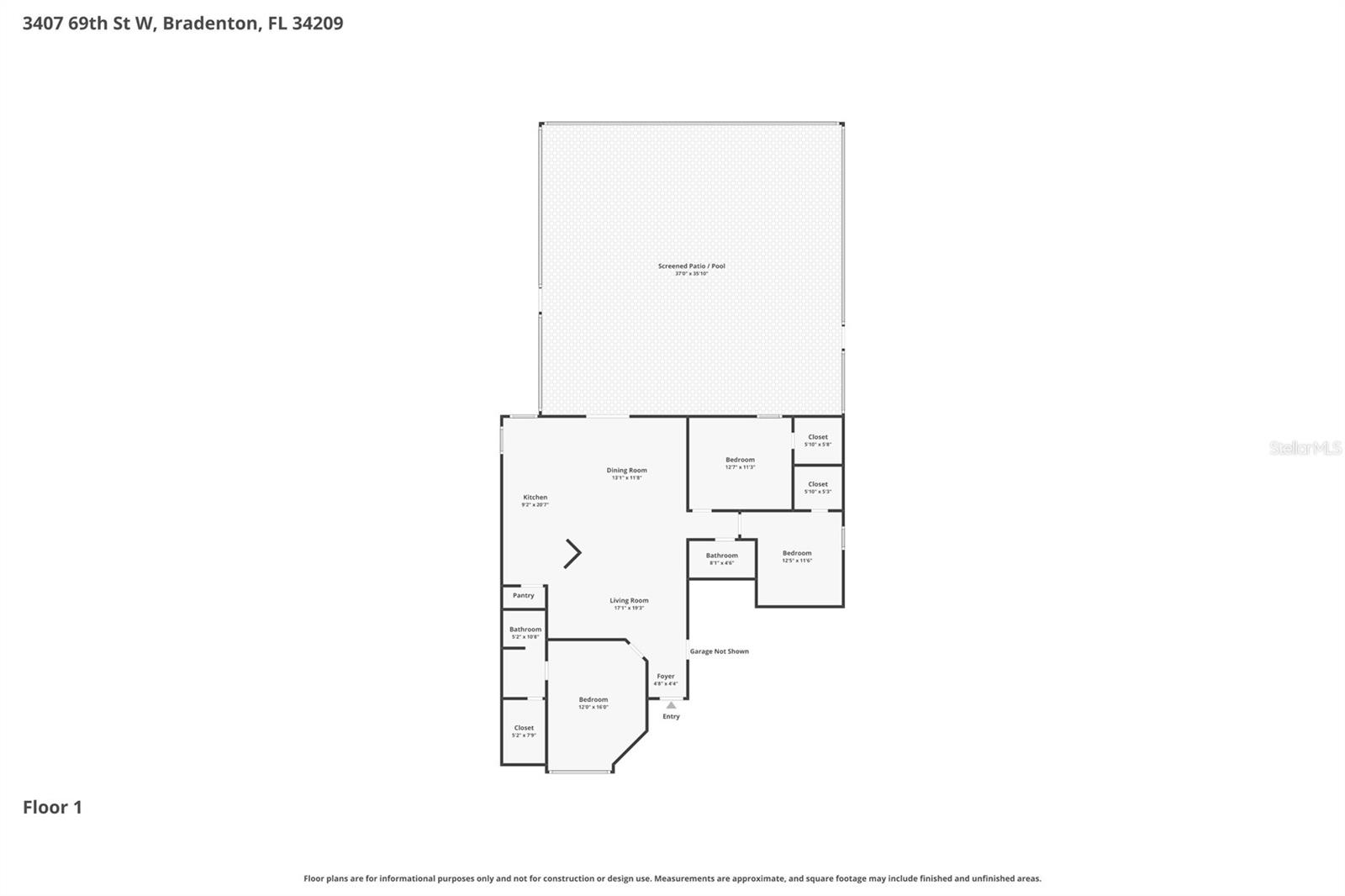 3407 69TH ST W, BRADENTON, FL, 34209