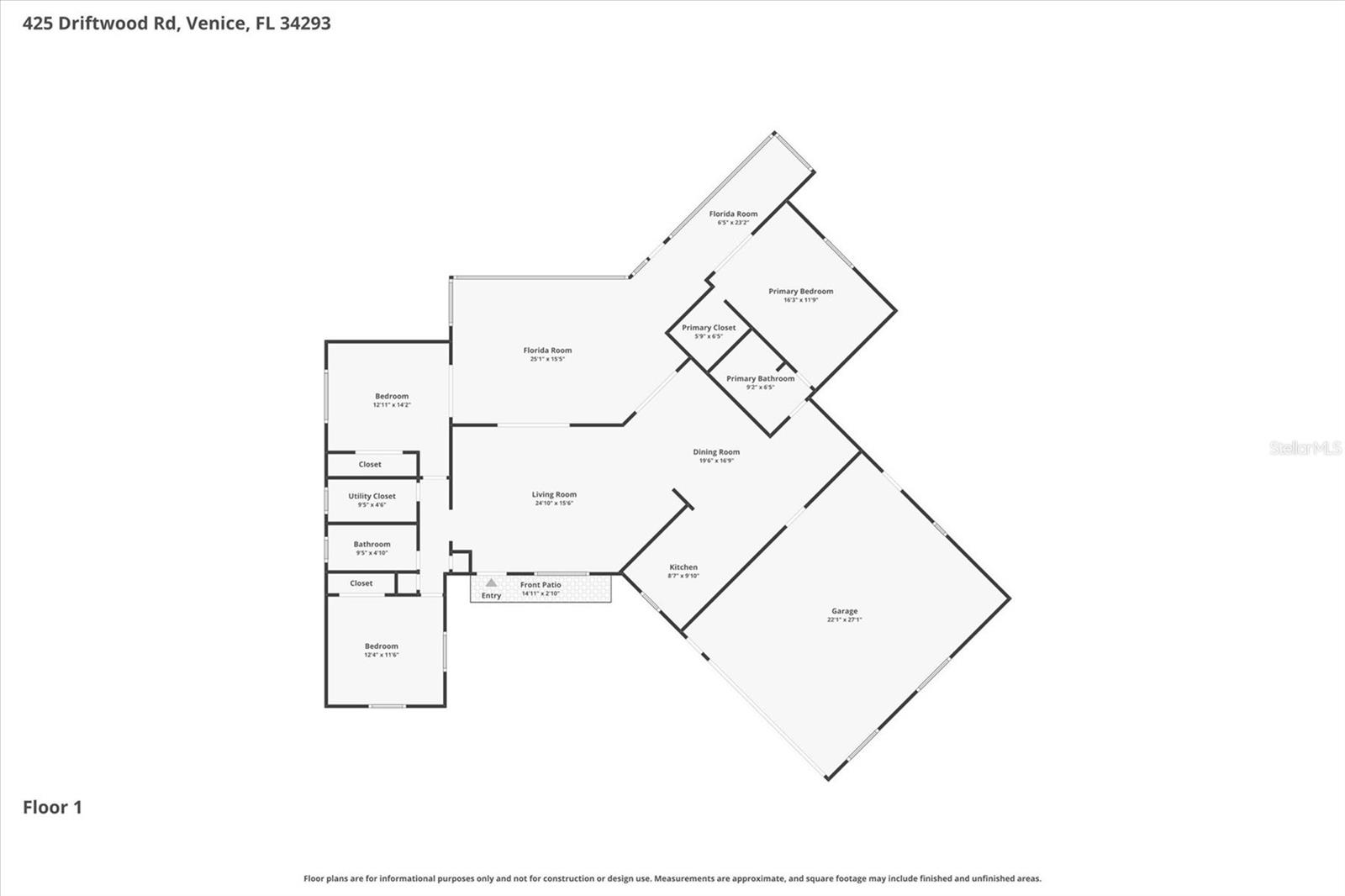 425 DRIFTWOOD RD, VENICE, FL, 34293