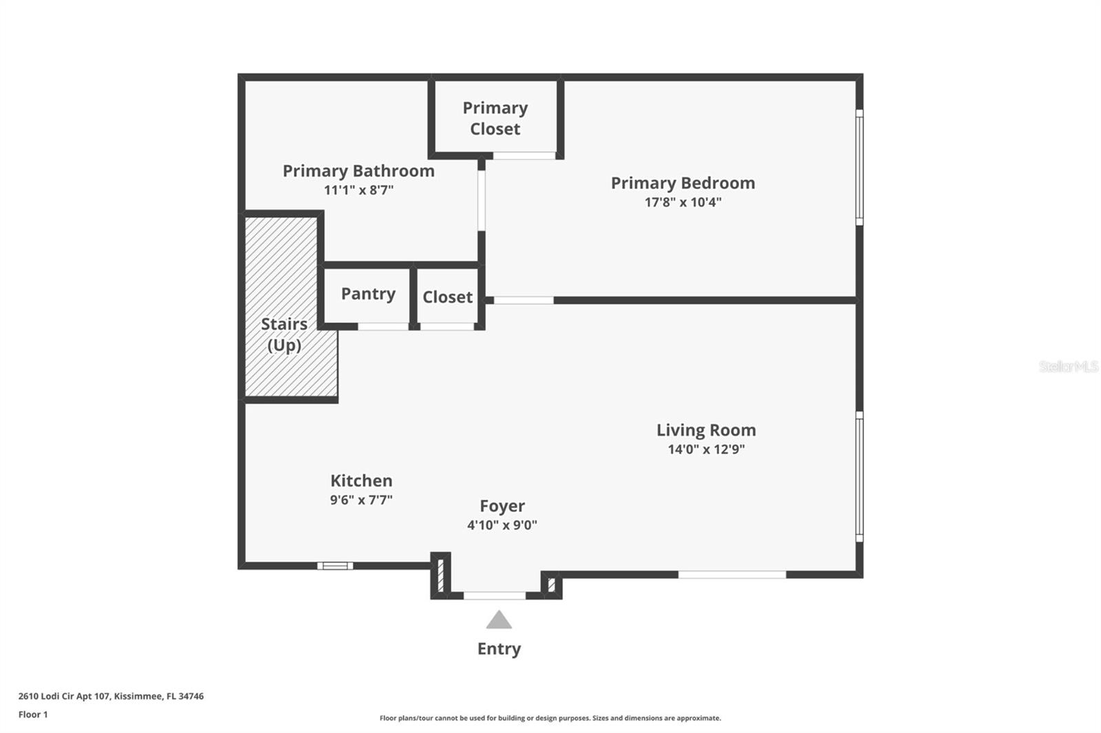 2610 LODI CIR #107, KISSIMMEE, FL, 34746