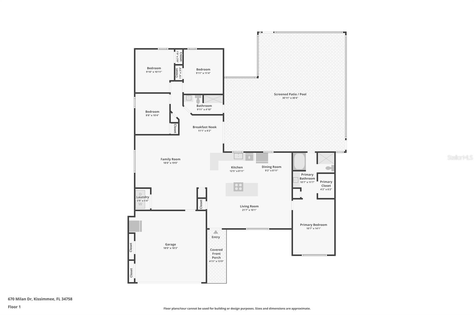 670 MILAN DR, KISSIMMEE, FL, 34758