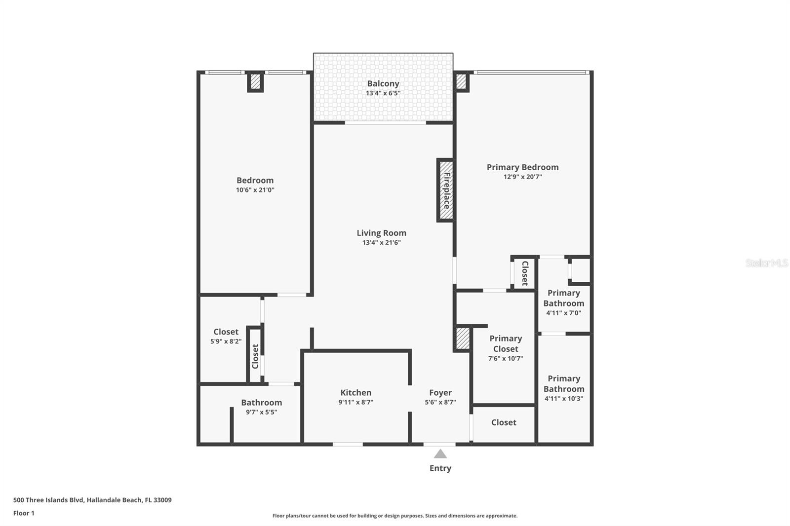 500 THREE ISLANDS BLVD #1008, HALLANDALE BEACH, FL, 33009