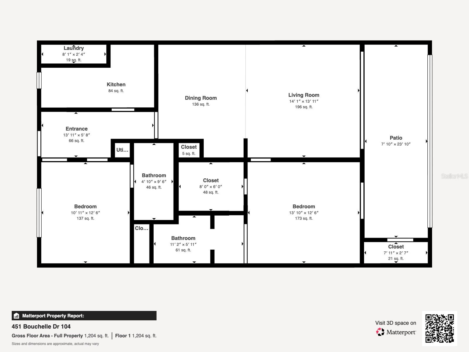 451 BOUCHELLE DR #104, NEW SMYRNA BEACH, FL, 32169