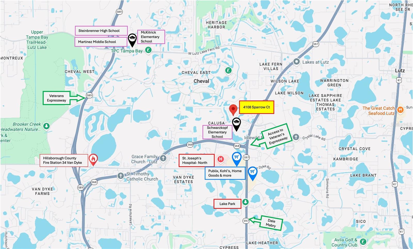 4108 SPARROW CT, LUTZ, FL, 33558