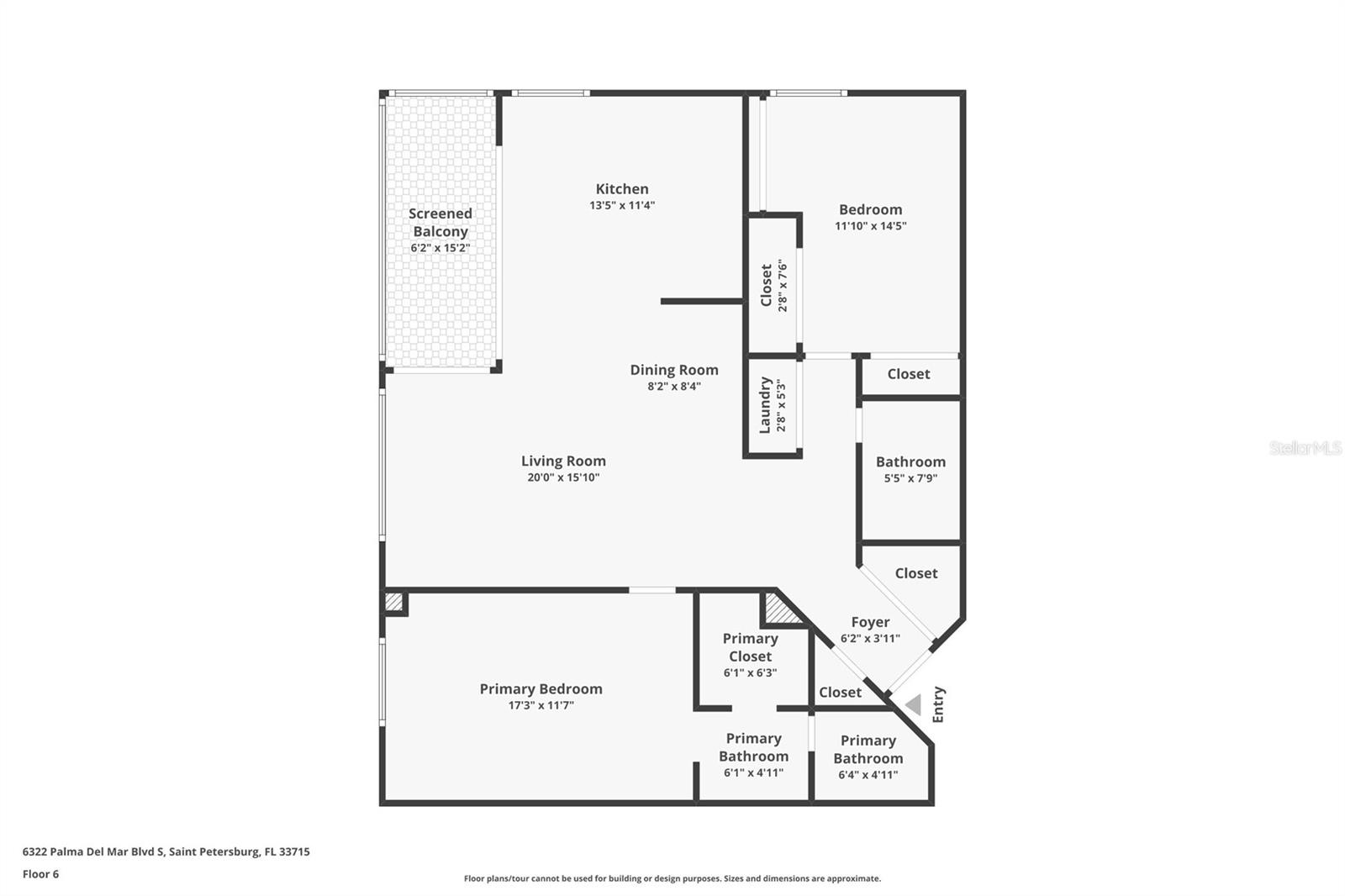 6322 PALMA DEL MAR BLVD S #606, ST PETERSBURG, FL, 33715