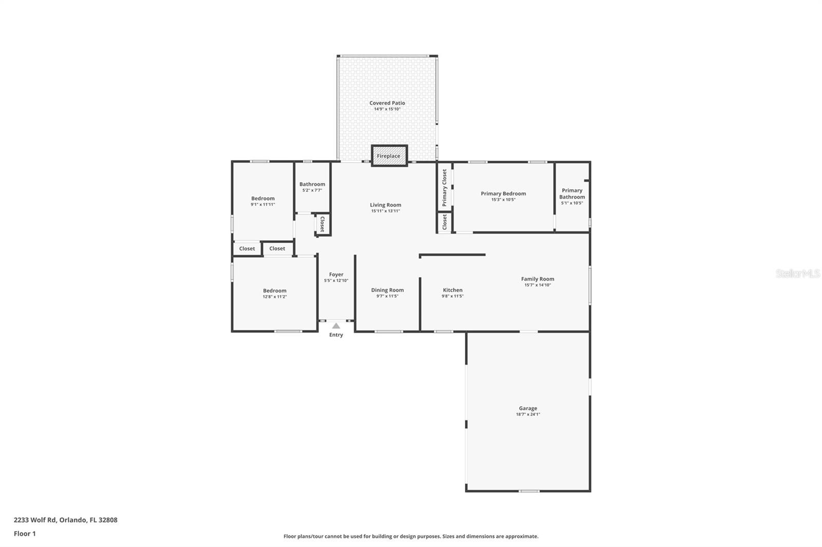 2233 WOLF RD, ORLANDO, FL, 32808