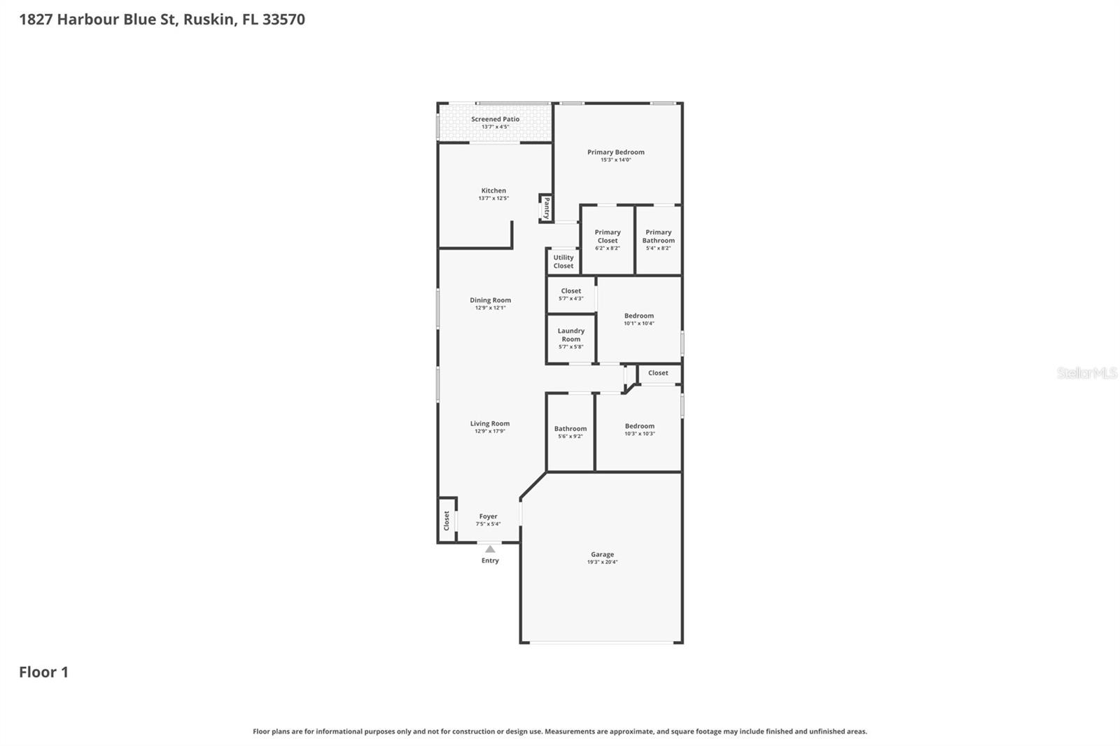 1827 HARBOUR BLUE ST, RUSKIN, FL, 33570