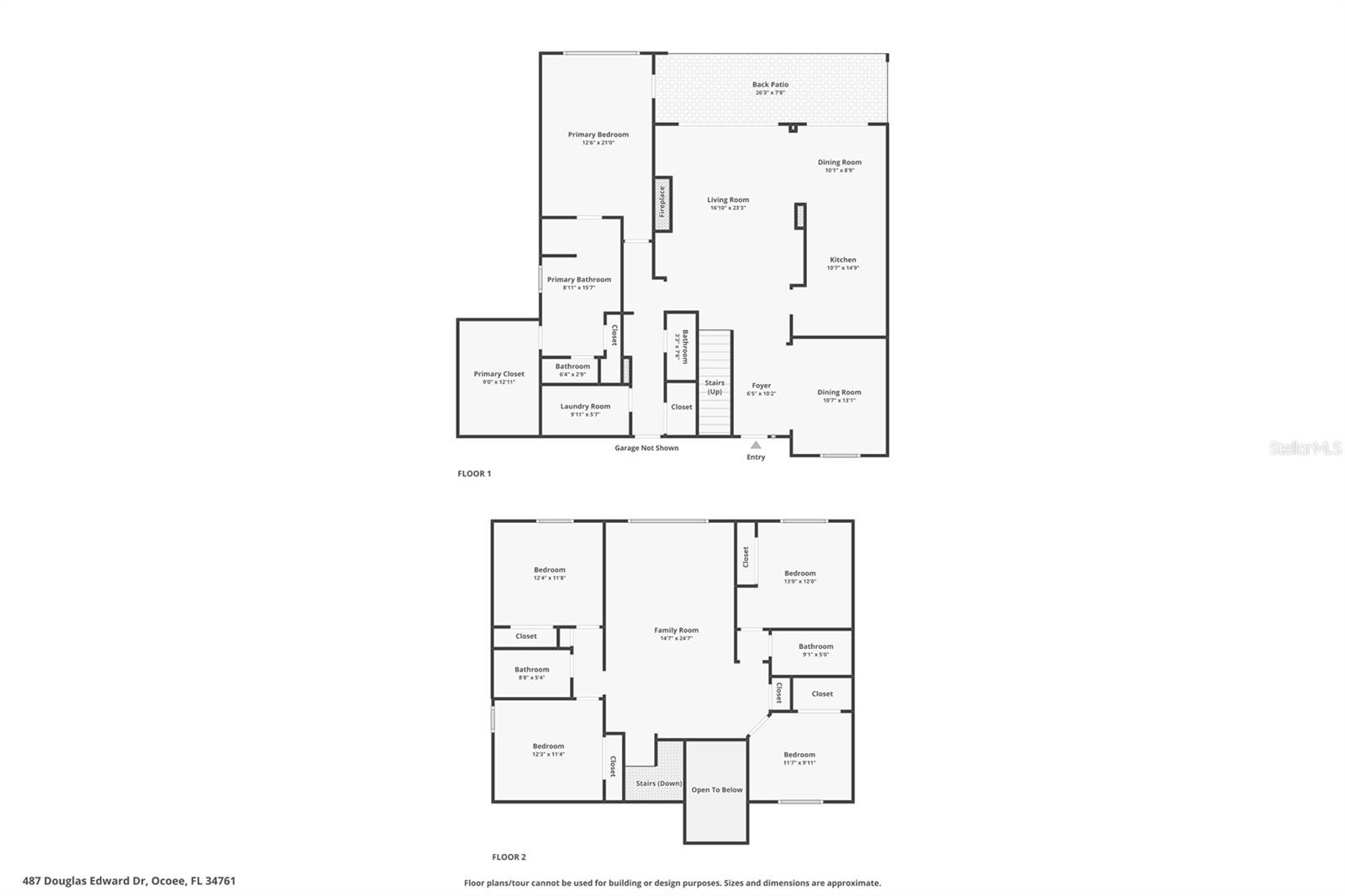 487 DOUGLAS EDWARD DR, OCOEE, FL, 34761