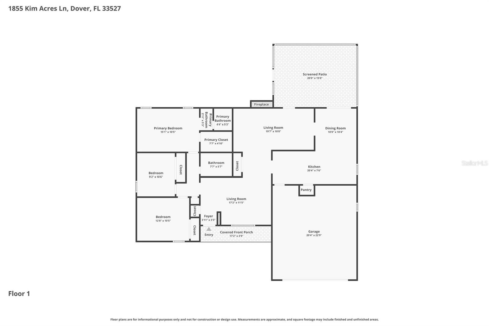 1855 KIM ACRES LN, DOVER, FL, 33527