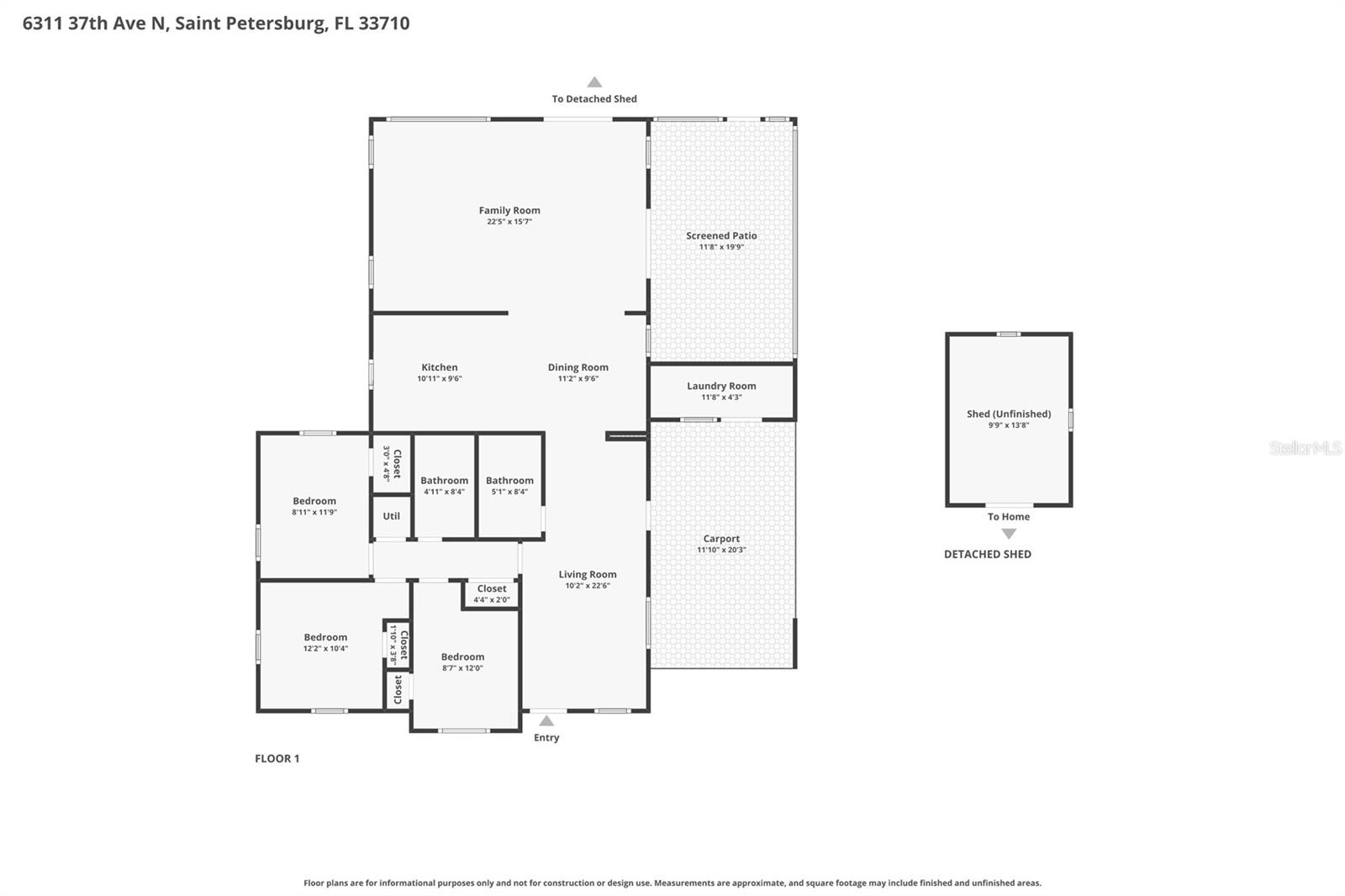 6311 37TH AVE N, ST PETERSBURG, FL, 33710