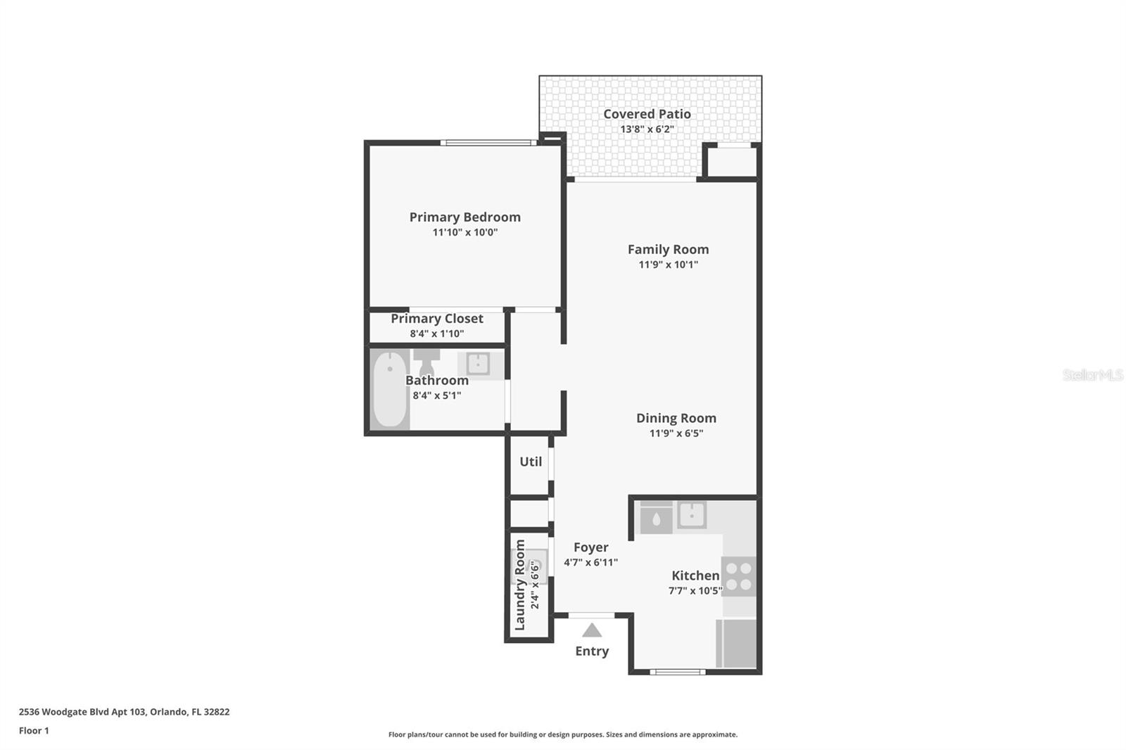 2536 WOODGATE BLVD #103, ORLANDO, FL, 32822