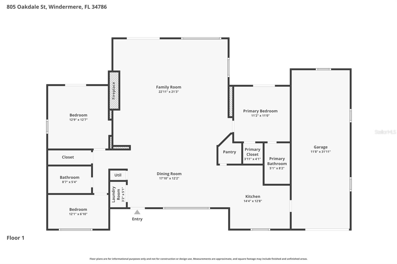 820 EAST BLVD, WINDERMERE, FL, 34786