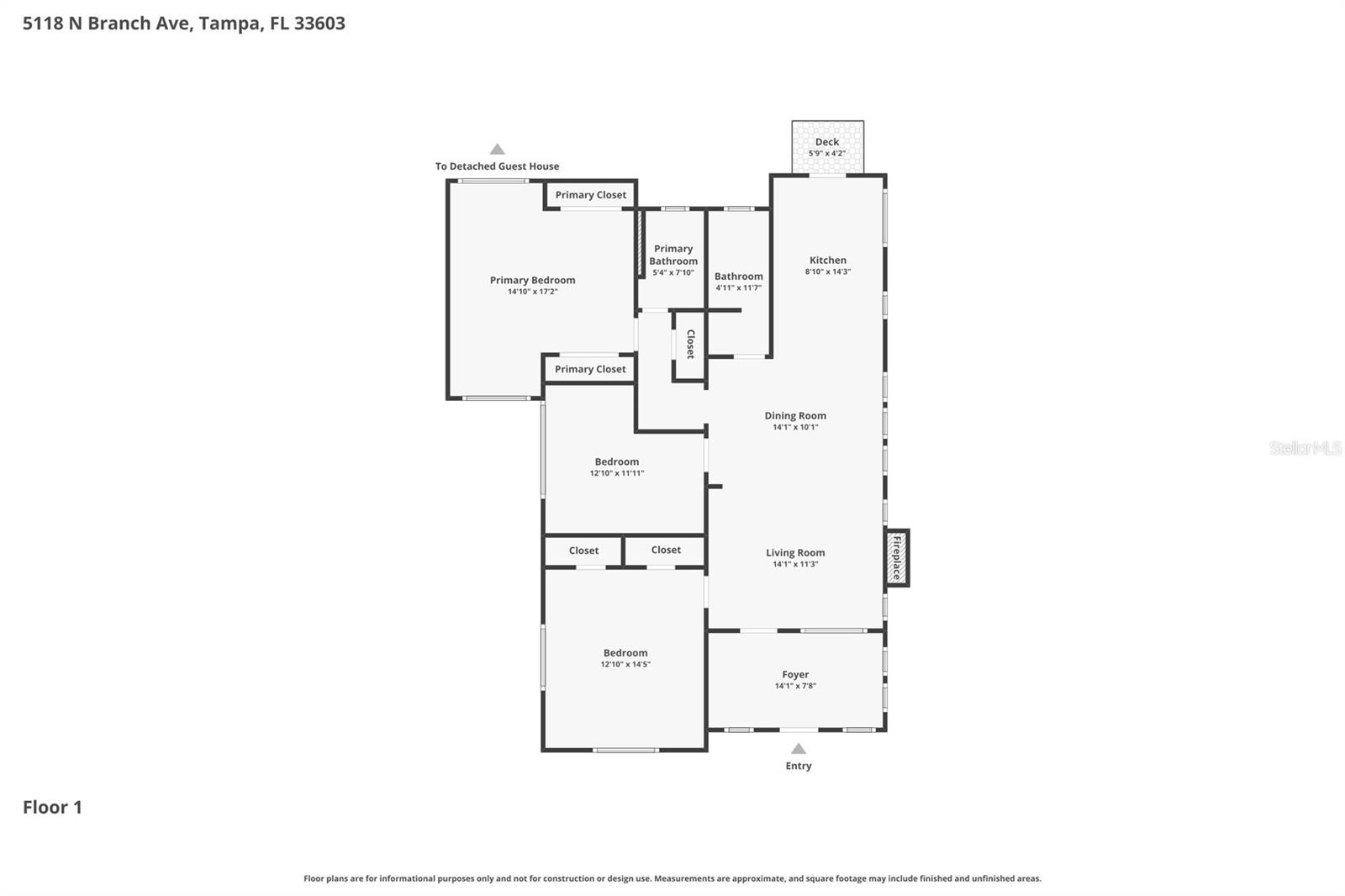 5118 N BRANCH AVE, TAMPA, FL, 33603
