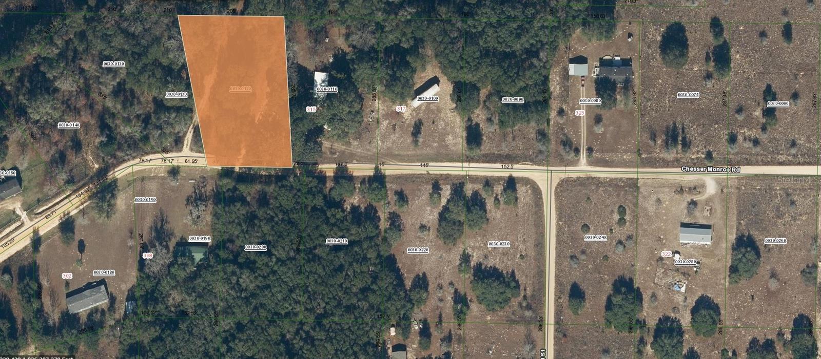 311 CHESSER MONROE RD, HAWTHORNE, FL, 32640