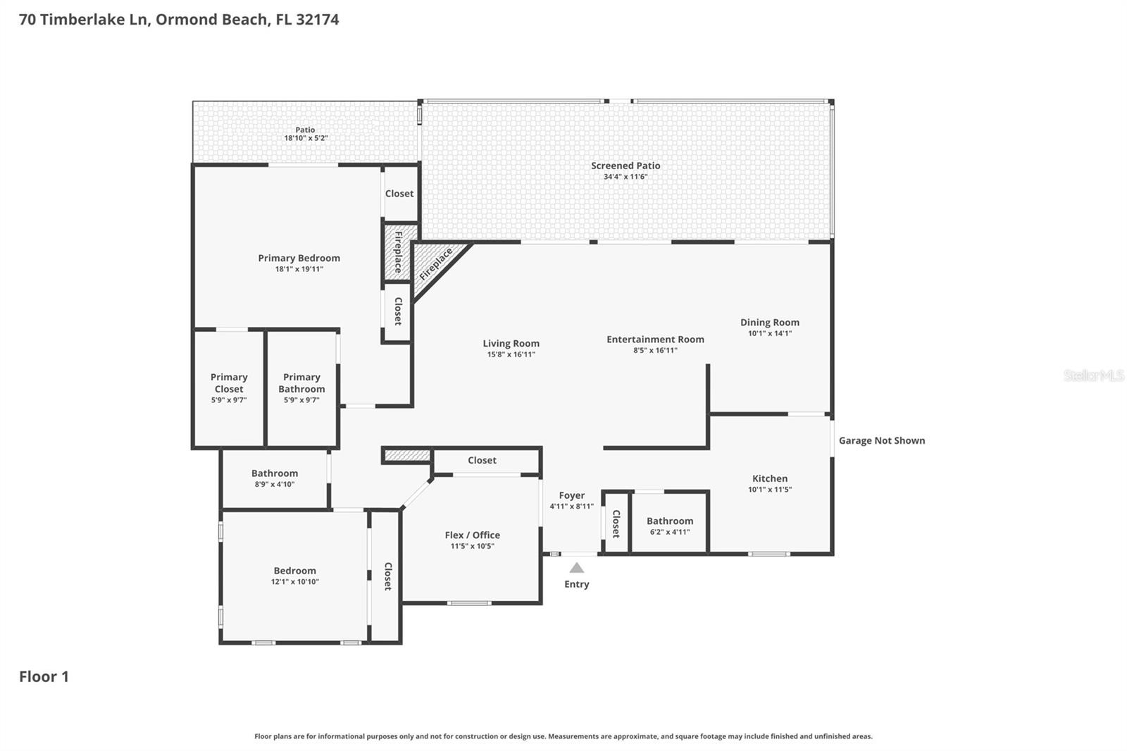 70 TIMBERLAKE LN, ORMOND BEACH, FL, 32174