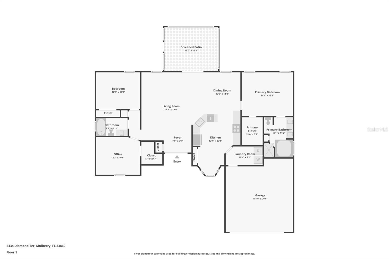 3434 DIAMOND TER, MULBERRY, FL, 33860