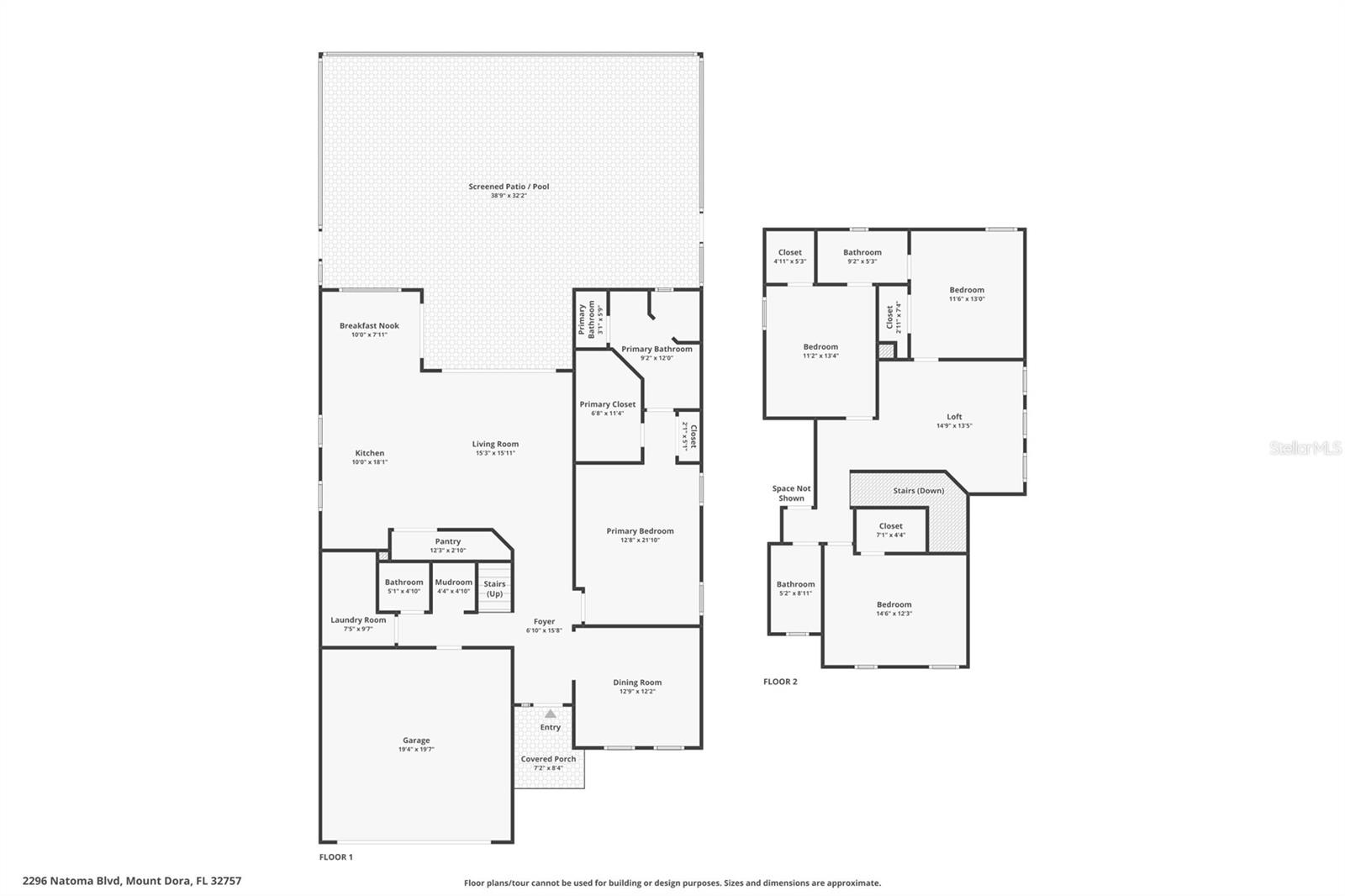 2296 NATOMA BLVD, MOUNT DORA, FL, 32757