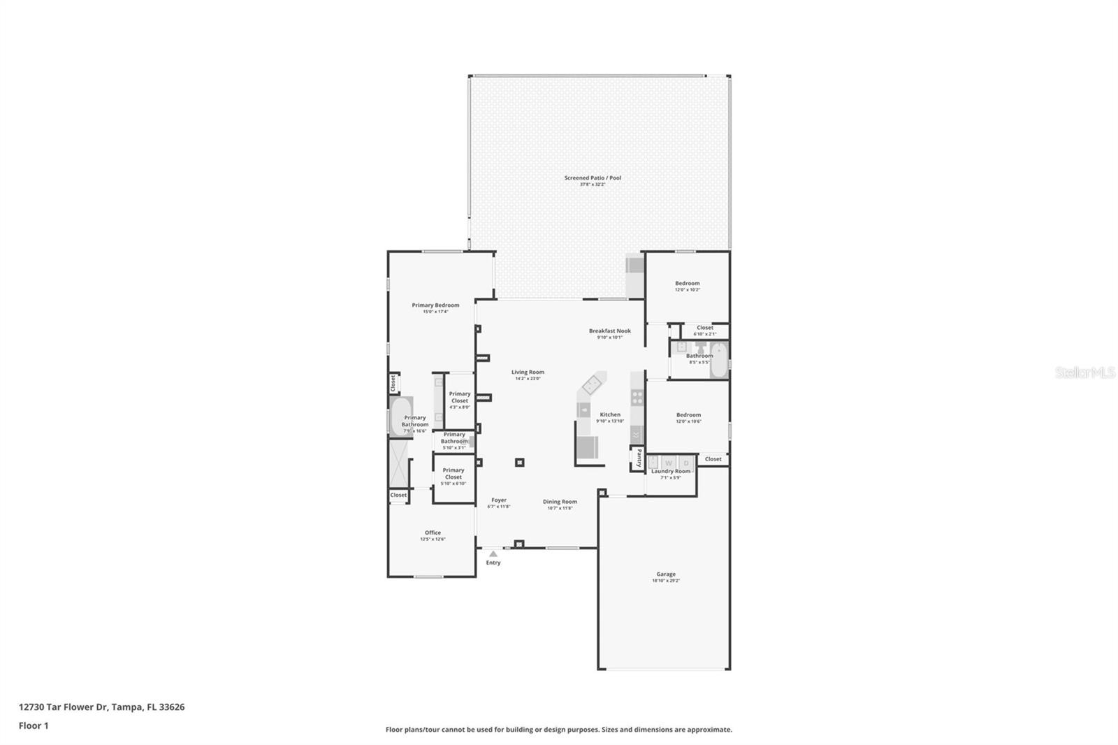 12730 TAR FLOWER DR, TAMPA, FL, 33626