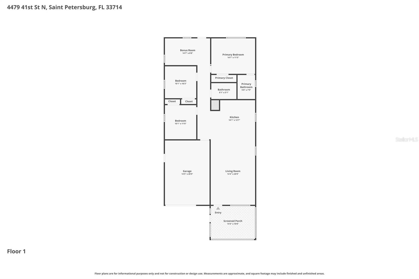 4479 41ST ST N, ST PETERSBURG, FL, 33714