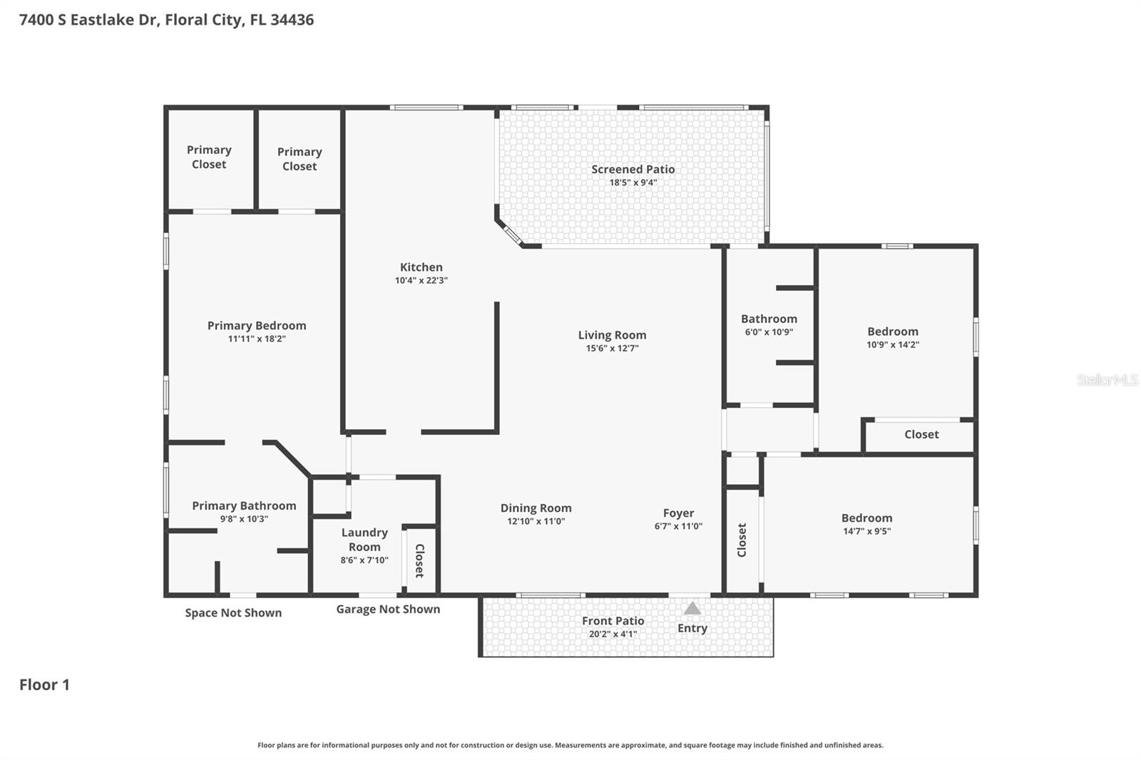 7400 S EASTLAKE DR, FLORAL CITY, FL, 34436