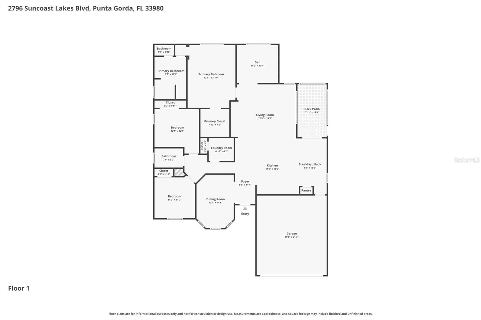 2796 SUNCOAST LAKES BLVD, PUNTA GORDA, FL, 33980