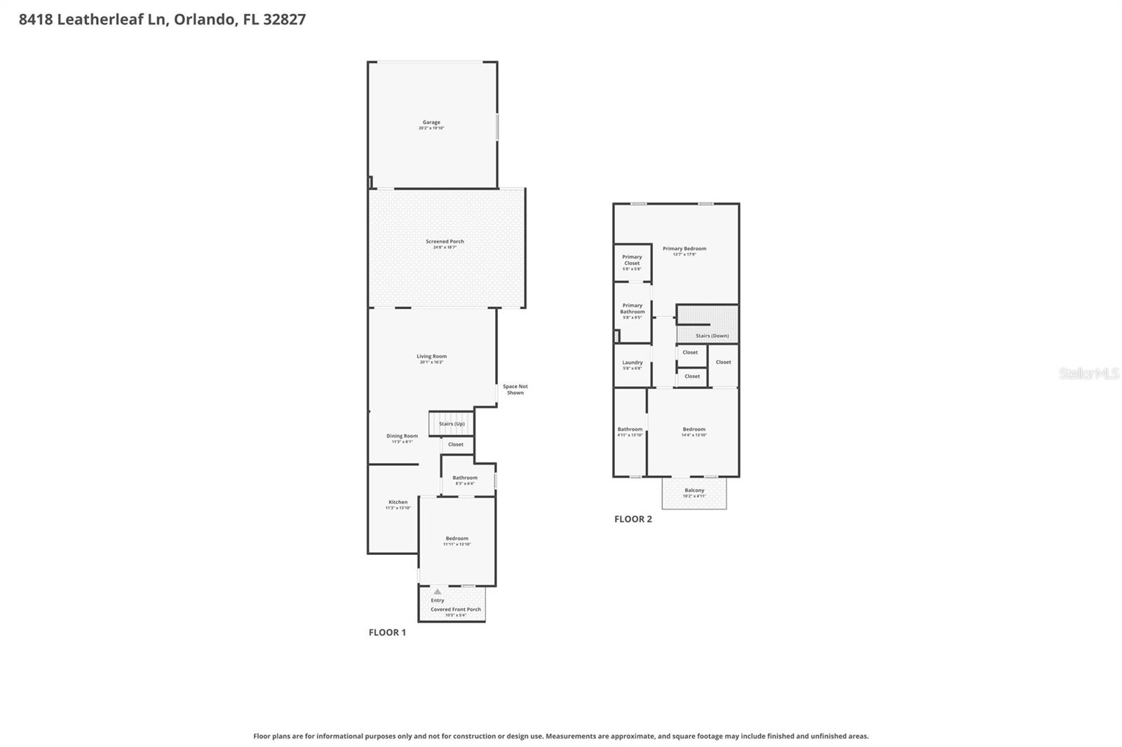 8418 LEATHERLEAF LN, ORLANDO, FL, 32827