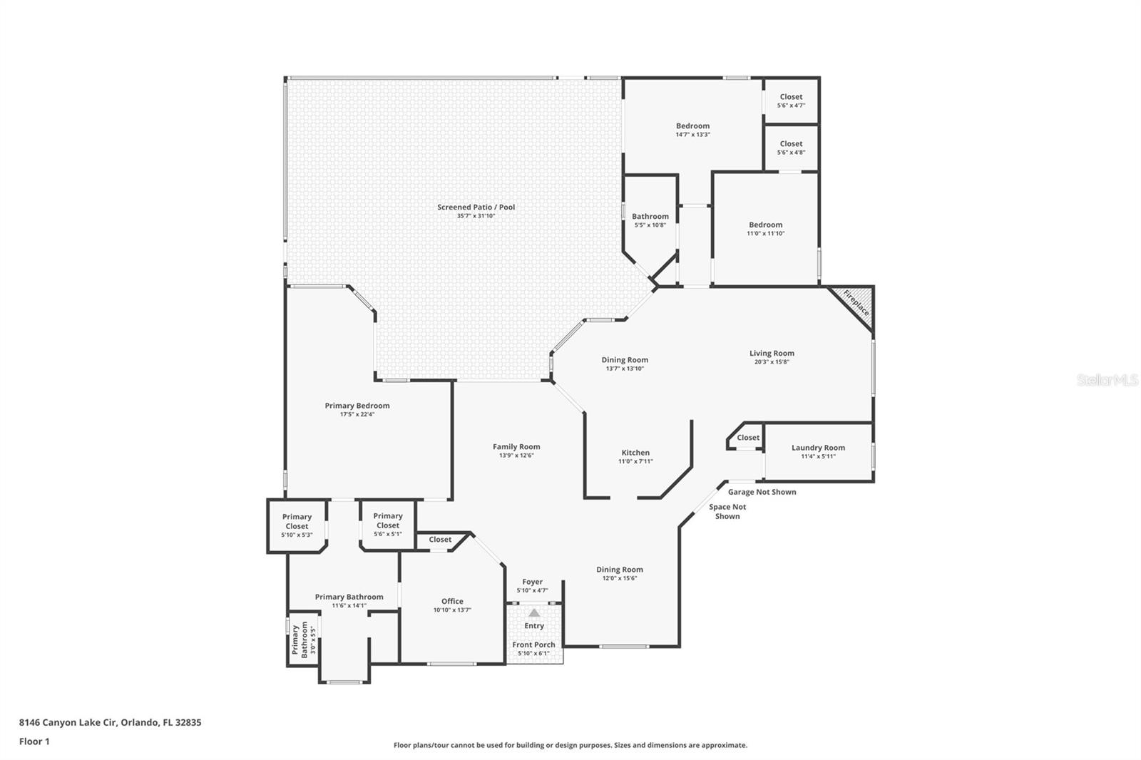 8146 CANYON LAKE CIR, ORLANDO, FL, 32835